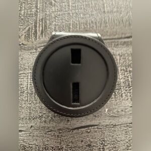 Black Leather Badge Holder Case, New in package.